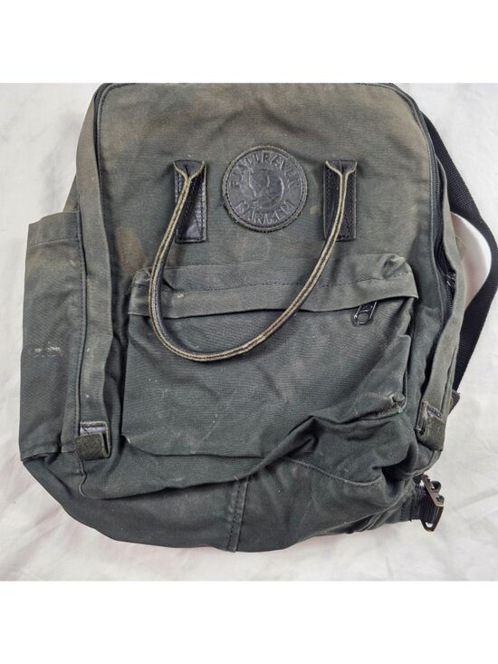 Fjallraven Kanken Black Backpack G-1000 School Casual Outdoors Going Out main image 5